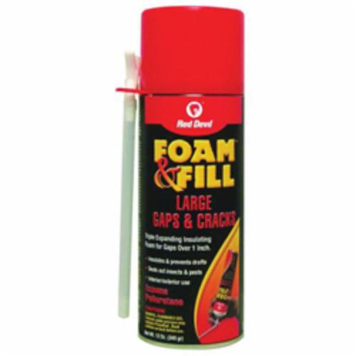 Red Devil 909 Foam & Fill Expanding Polyurethane Sealant, 12 fl-oz Aerosol Can