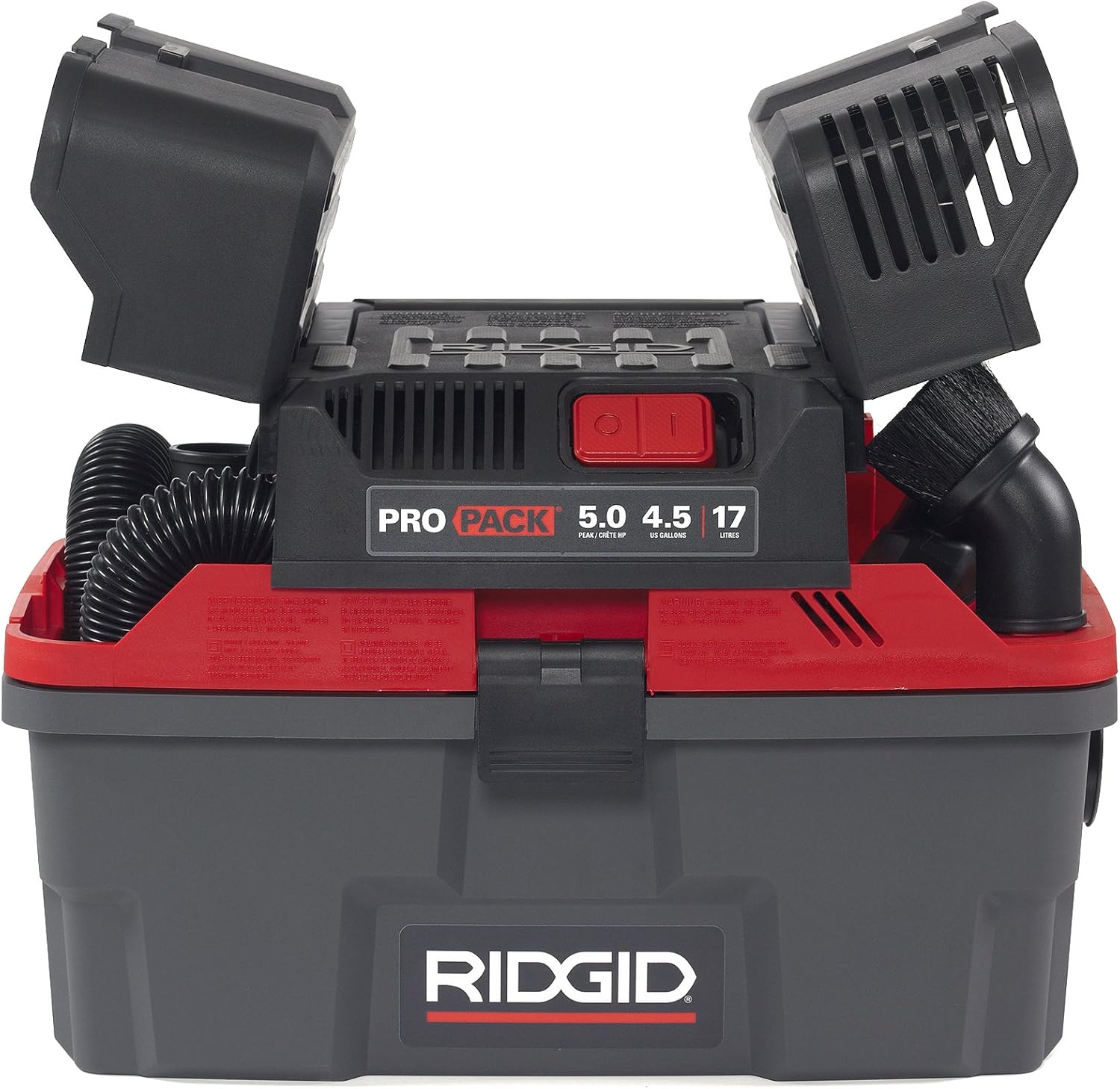 Ridgid 50318 ProPack Wet Dry Vacuum 5.0 HP 4.5 Gallons