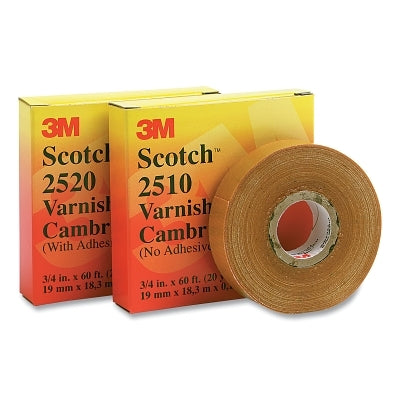 Scotch 7000031578 Varnished Cambric Tape 2510 3/4 in x 60 ft Yellow