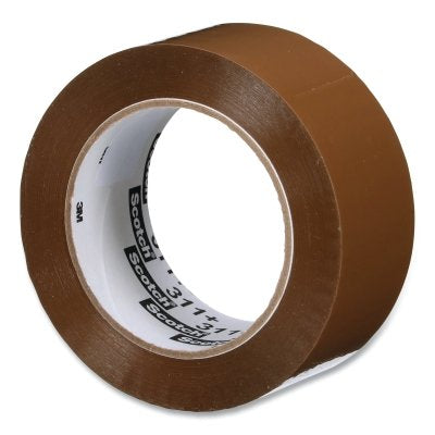 Scotch 7100179459 High Tack Box Sealing Tape 311+ 2 in W x 110 yd 2.05 mil Tan