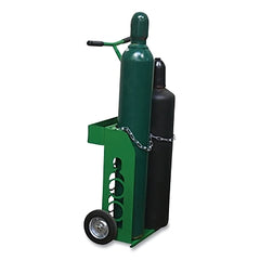 Saf-T-Cart 920-6B Cylinder Box Cart for Oxygen and Acetylene 6 in Semi-Pneumatic Tires