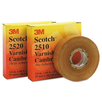 3M 7000132186 Varnished Cambric Tape 2510 1 in x 36 yd Yellow