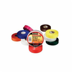 Scotch 7000006099 Vinyl Electrical Color Coding Tape 35, 3/4 in x 66 ft, Gray