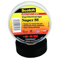 Scotch 7000006092 Vinyl Electrical Tape 8.5 Mil Thickness 600 V 221 Deg F Black 66 ft