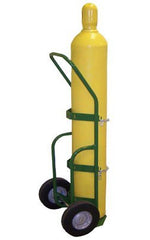 Saf-T-Cart 750-10 Series Cart Holds 1 Cylinder 10 Inch Semi-Pneumatic Wheels