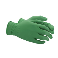 SHOWA 6110PFS Biodegradable Nitrile Powder-Free Disposable Safety Glove 4 mil Thick 9.5 Inches Small 100 Pack