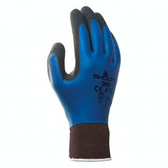 SHOWA 306XL-09 Natural Rubber Latex Waterproof Breathable Work Gloves, X-Large (Pack of 12 Pair)