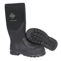 Servus CHS-000A-BLK-070 Chore Classic Work Boots with Steel Toe Size 7 Neoprene/Nylon Black