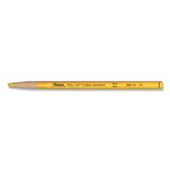 SHARPIE 2083 Peel-Off China Markers 12 Yellow Markers