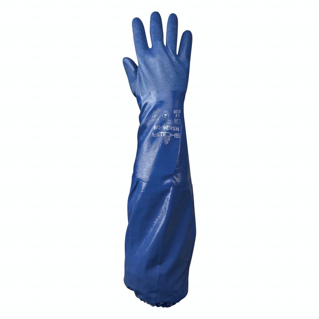 SHOWA NSK26-10 Nitrile-Coated Glove Large (Pack of 12 Pairs)