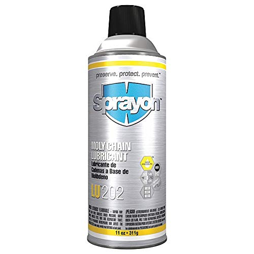 Sprayon SC0202000 Moly Chain and Pin Lubricant Aerosol 11 Oz