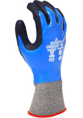 SHOWA S-TEX377XXL-10 Cut and Liquid Resistant Safety Glove, Blue, XX-Large