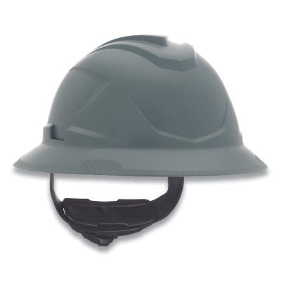 MSA 10215845 V-Gard C1 Hard Hat Fas-Trac III 4 Point Ratchet Non-Vented Gray