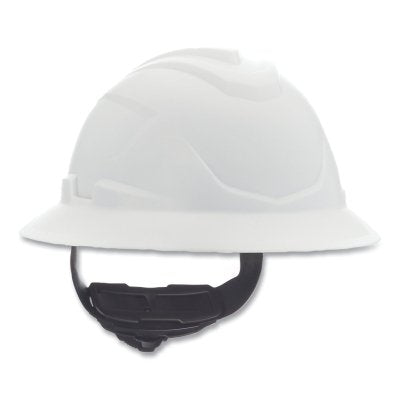 V-Gard 10215837 Hard Hat Fas-Trac III 4 Point Ratchet Non-Vented White