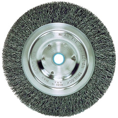 Weiler 2325 Medium-Face Crimped Wire Wheel 6 inches 6000 rpm