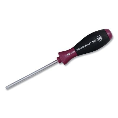 Wiha Tools 52716 MicroFinish Torx Screwdriver T15 x 80 mm 7.5 in OAL Non-Slip Grip Handle