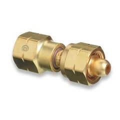 Western Enterprises 802 Brass Cylinder Adaptor From CGA-555 Propane To CGA-510 POL Acetylene