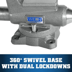 Wilton 28812 Mechanics Pro Bench Vise 6-1/2 Jaw Width 6 Jaw Opening 4-3/8 Throat