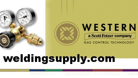 Western Enterprises CO-4CV CGA 320 NIP with CV & Washer