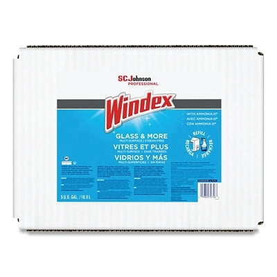 Windex 696502 Glass Cleaner with Ammonia-D 5gal Bag-in-Box Dispenser