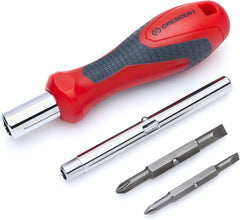 Crescent CMBD7P 7-in-1 Interchangeable Bit Dual Material Screwdriver