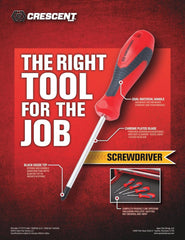 Crescent CMBD7P 7-in-1 Interchangeable Bit Dual Material Screwdriver