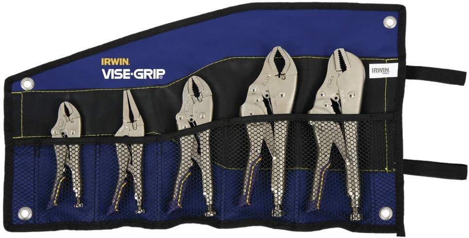 Irwin IRHT82593 Vise-Grip Locking Pliers Fast Release Kit 5-Piece