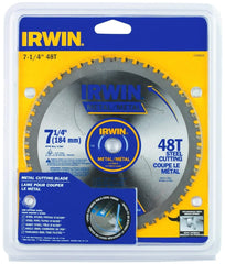 IRWIN 4935555 Tools Metal-Cutting Circular Saw Blade 7-1/4-inch 48T