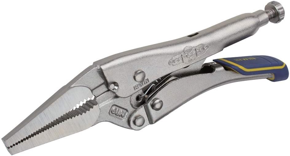 IRWIN IRHT82583 VISE-GRIP Locking Pliers Fast Release Long Nose Wire Cutter 6-Inch