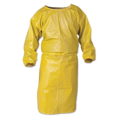 Kimberly-Clark Professional 9829 KleenGuard A70 Chemical Spray Protection Smocks 44 inches Yellow