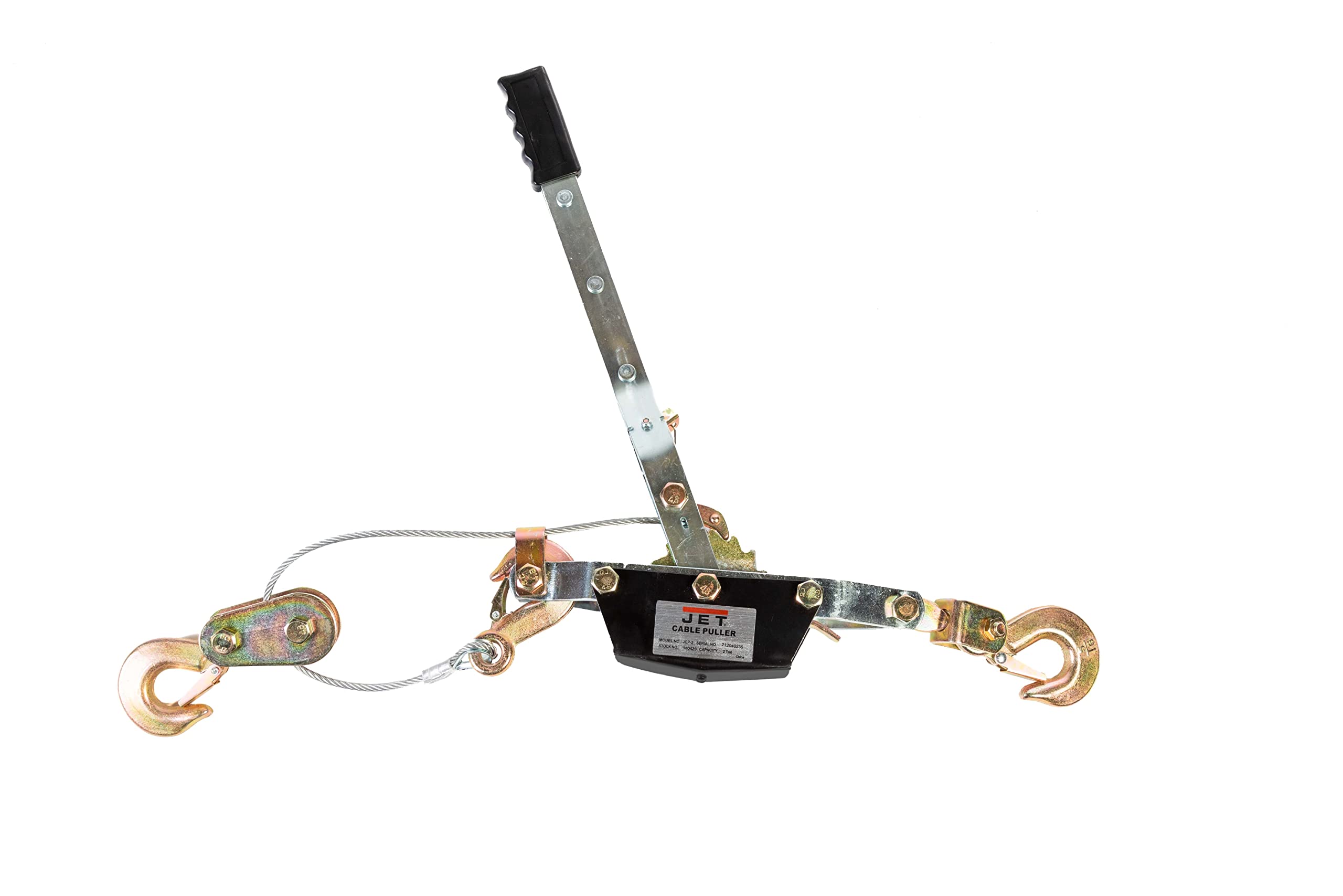 Jet 180420 Cable Puller 2 Tons Capacity 5 ft Lift