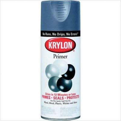 Krylon K01318A07 Spray Paint Gray Primer Pack of 6