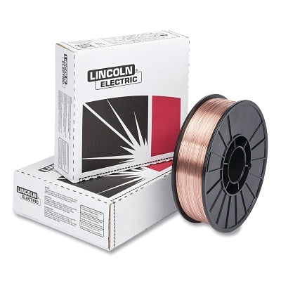 Lincoln Electric LINED023334 SuperArc L-56 MIG Wire 0.030 in dia 12.5 lb Plastic Spool Copper Coated Mild Steel