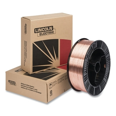 Lincoln Electric LINED032927 SuperArc L-56 MIG Wire, 0.035 in dia, 33 lb Plastic Spool, Copper Coated Mild Steel