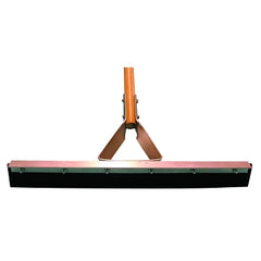 Magnolia Brush 4118 Non-Sparking Floor and Driveway Squeegee Straight 18 Inch Black Rubber Includes Handle