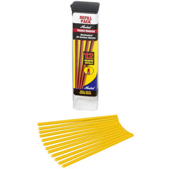 Markal 96241 Trades Marker Refill Pack 12 Refills Yellow