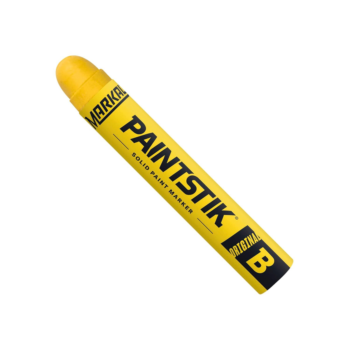 Markal 80221 Paintstik Solid Paint Ambient Surface Marker Yellow 11/16 x 4-3/4 Pack of 12