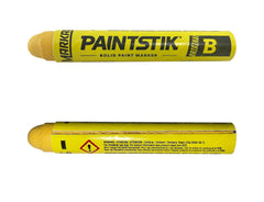 Markal 80221 Paintstik Solid Paint Ambient Surface Marker Yellow 11/16 x 4-3/4 Pack of 12