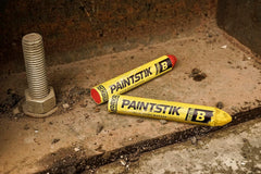 Markal 80221 Paintstik Solid Paint Ambient Surface Marker Yellow 11/16 x 4-3/4 Pack of 12