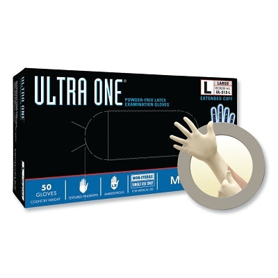 Microflex UL315XL Ultra One Powder Free Latex Extended Cuff Examination Gloves X Large