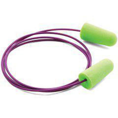 Moldex 6900 Pura-Fit Earplugs Corded 33NRR Bright Green 100 Pairs