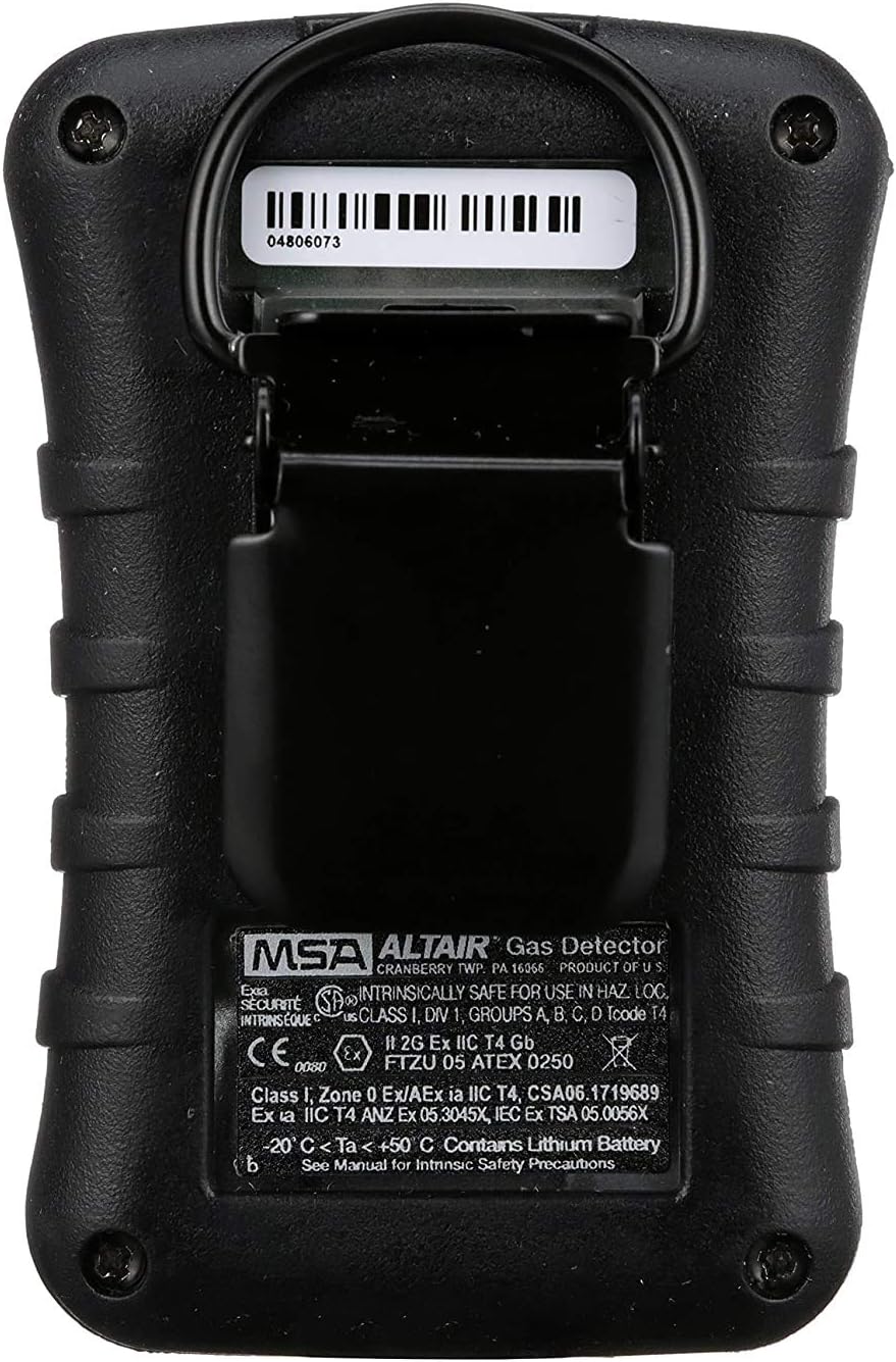 MSA 10092521 ALTAIR Single-Gas Detector Hydrogen Sulfide H2S 15 PPM