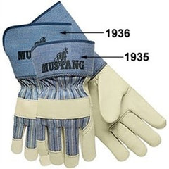 MCR Safety 1936XL Mustang Premium Grain Leather Palm Gloves X-Large