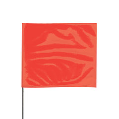 Presco 2318R Stake Flags 2 x 3 x 18 Red Pack of 100