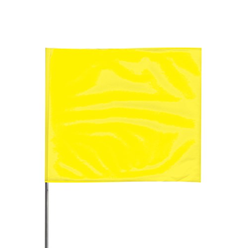 Presco 2318Y Stake Flags 18 inches Height Yellow 100 Count