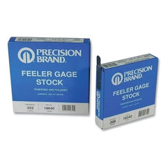 Precision Brand 19520 Steel Thickness Feeler Gage Coil 0.016 Thickness, 1/2 Width, 25 ft Length