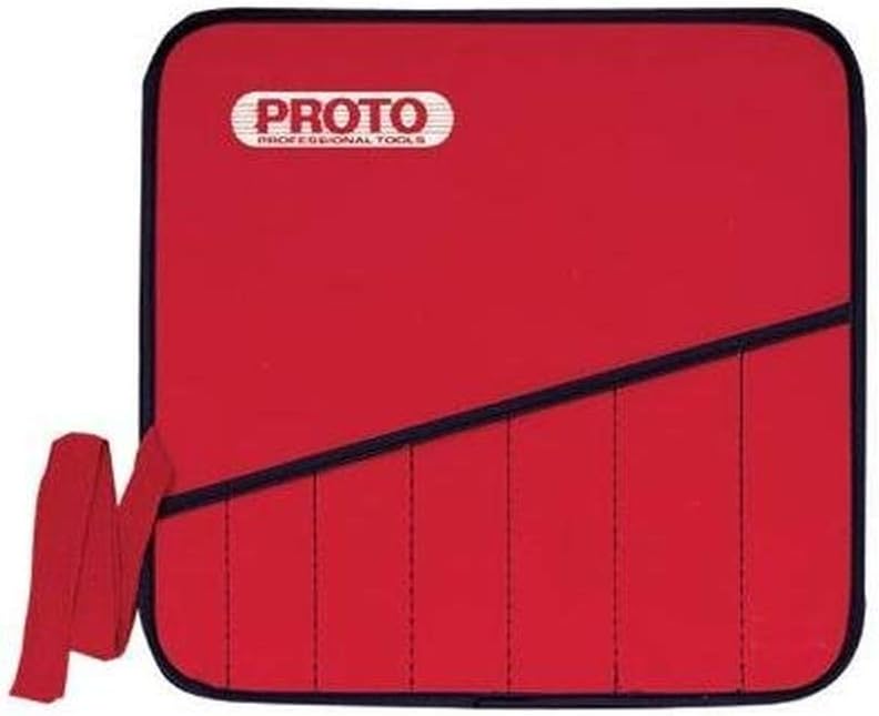 Proto J25TR03C Red Canvas 7-Pocket Tool Roll 10.9 inches x 6.3 inches x 0.2 inches