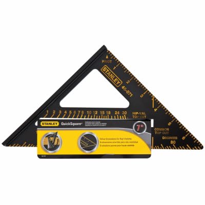 Stanley 46-071 Premium Quick Square Layout Tool 7 Inch Aluminum