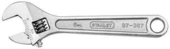 Stanley 87-367 Adjustable Wrench 6 inch 3/4 inch Opening Chrome