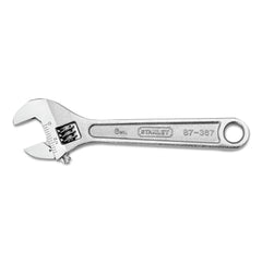 Stanley 87-367 Adjustable Wrench 6 inch 3/4 inch Opening Chrome